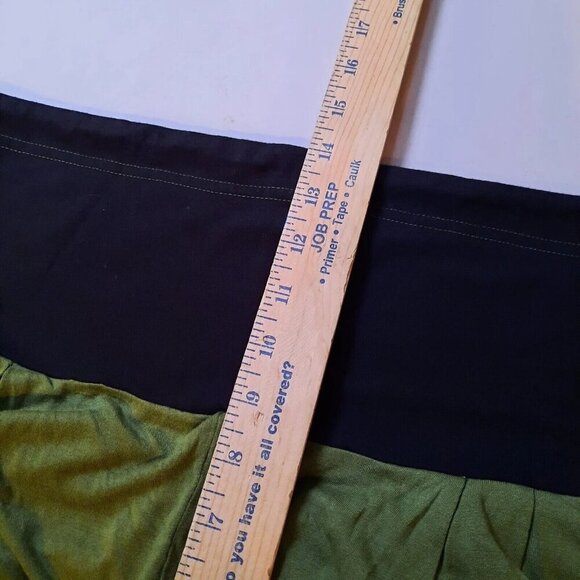 Yogamasti Harem Baggy Yoga Pants Size 8-10 US Green Black Vinayasa Practice - Picture 9 of 11